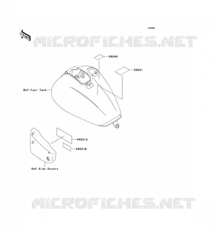 LABEL Kawasaki MOTOS 1500 1997 VN1500 CLASSIC  VN1500-D2
