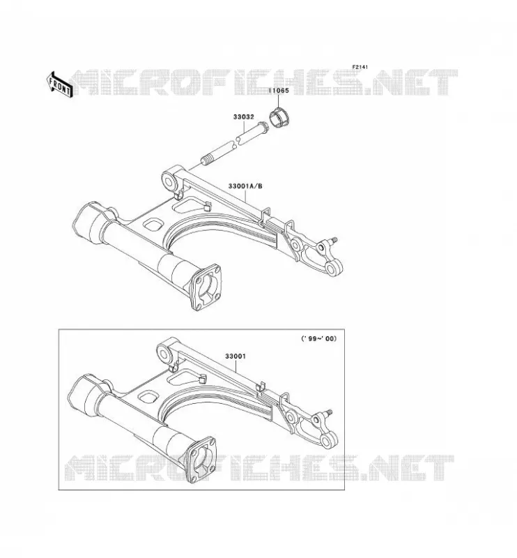 BRAS OSCILLANT Kawasaki MOTOS 1500 2002 VN1500 CLASSIC  VN1500-E5