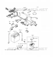 CHASSIS EQUIPMENT ELECTRIQUE pour Kawasaki VN1500 CLASSIC TOURER 1998
