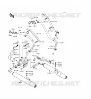 &Eacute;CHAPPEMENT pour Kawasaki VN1500 CLASSIC TOURER 1998