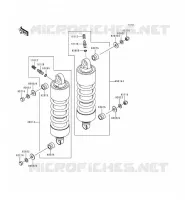 SUSPENSION/AMORTISSEUR pour Kawasaki VN1500 CLASSIC TOURER 1998