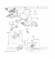 CHASSIS EQUIPMENT ELECTRIQUE pour Kawasaki VN1500 CLASSIC TOURER 1999