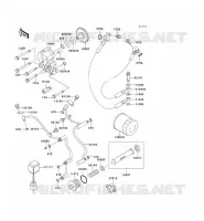 POMPE A HUILE/FILTRE &Agrave; HUILE pour Kawasaki VN1500 CLASSIC TOURER 1999