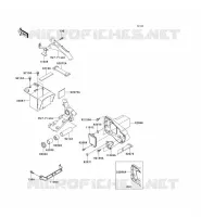 SUPPORT BATTERIE pour Kawasaki VN1500 CLASSIC TOURER 1999