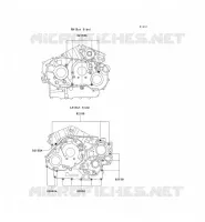 BOULON CARTER MOTEUR pour Kawasaki VN1500 CLASSIC TOURER 1999