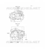 BOULON CARTER MOTEUR pour Kawasaki VN1500 CLASSIC TOURER 1999