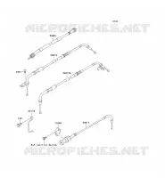 CABLES pour Kawasaki VN1500 CLASSIC TOURER 1999