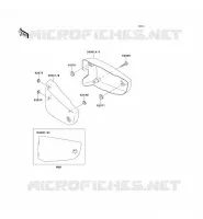CACHE LAT&Eacute;RAL pour Kawasaki VN1500 CLASSIC TOURER 1999