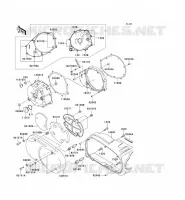 CARTER MOTEUR GAUCHE pour Kawasaki VN1500 CLASSIC TOURER 1999