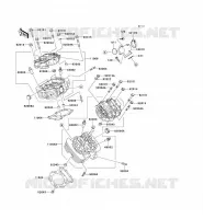 CULASSE pour Kawasaki VN1500 CLASSIC TOURER 1999