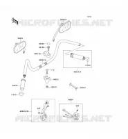 GUIDON pour Kawasaki VN1500 CLASSIC TOURER 1999