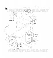 SYSTEME D'EVAPORATION CARBURANT pour Kawasaki VN1500 CLASSIC TOURER 1999