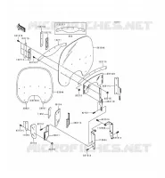 CARENAGE pour Kawasaki VN1500 CLASSIC TOURER 1999
