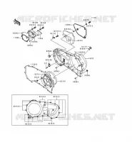 CARTER MOTEUR DROIT(S) pour Kawasaki VN1500 CLASSIC TOURER 1999