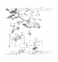 CHASSIS EQUIPMENT ELECTRIQUE pour Kawasaki VN1500 CLASSIC TOURER 1999