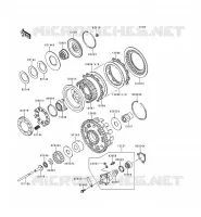 EMBRAYAGE pour Kawasaki VN1500 CLASSIC TOURER 1999