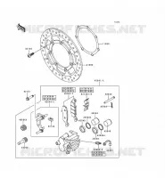 FREIN AVANT pour Kawasaki VN1500 CLASSIC TOURER 1999
