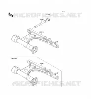 BRAS OSCILLANT pour Kawasaki VN1500 CLASSIC TOURER 2001