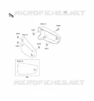 CACHE LAT&Eacute;RAL pour Kawasaki VN1500 CLASSIC TOURER 2001