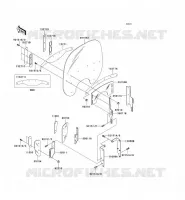 CARENAGE pour Kawasaki VN1500 CLASSIC TOURER 2001