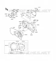 CARTER MOTEUR DROIT(S) pour Kawasaki VN1500 CLASSIC TOURER 2001