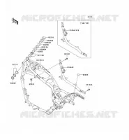 CH&Acirc;SSIS pour Kawasaki VN1500 CLASSIC TOURER 2001