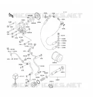 POMPE A HUILE/FILTRE &Agrave; HUILE pour Kawasaki VN1500 CLASSIC TOURER 2001
