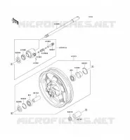 ROUE AVANT pour Kawasaki VN1500 CLASSIC TOURER 2001