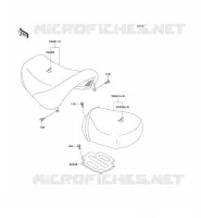 SELLE pour Kawasaki VN1500 CLASSIC TOURER 2001