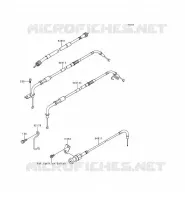 CABLES pour Kawasaki VN1500 CLASSIC TOURER 1998