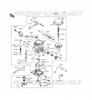 CARBURATEUR pour Kawasaki VN1500 CLASSIC TOURER 1998