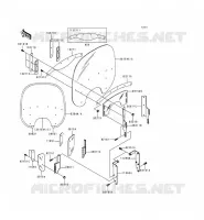 CARENAGE pour Kawasaki VN1500 CLASSIC TOURER 1998