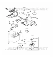 CHASSIS EQUIPMENT ELECTRIQUE pour Kawasaki VN1500 CLASSIC TOURER 1998