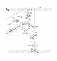 EMBRAYAGE MAITRE CYLINDRE pour Kawasaki VN1500 CLASSIC TOURER 1998