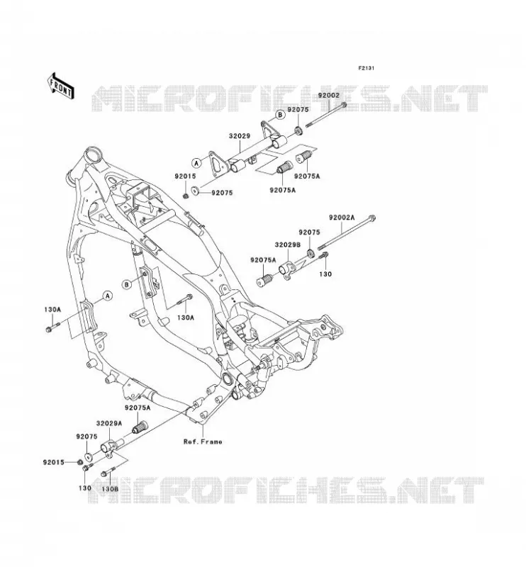 PIECE DE CADRE (COUVERTURE) Kawasaki MOTOS 1500 2000 VN1500 DRIFTER  VN1500-J2