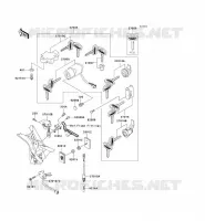 CONTACTEUR SERRURE/R&Eacute;FLECTEUR pour Kawasaki VN1500 CLASSIC TOURER FI 2003