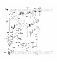 CONTACTEUR SERRURE/R&Eacute;FLECTEUR pour Kawasaki VN1500 CLASSIC FI 2000