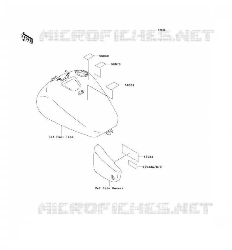 LABEL Kawasaki MOTOS 1500 2000 VN1500 CLASSIC FI  VN1500-N1H