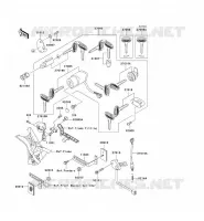 CONTACTEUR SERRURE/R&Eacute;FLECTEUR pour Kawasaki VN1500 CLASSIC FI 2002