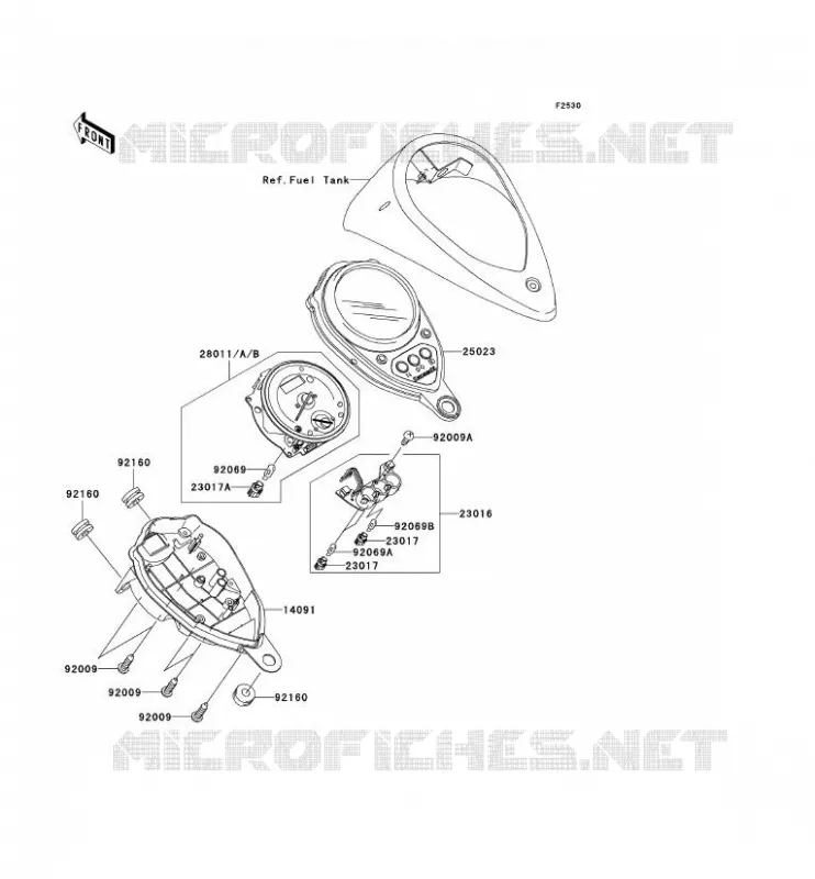 COMPTEURS Kawasaki MOTOS 1500 2002 VN1500 CLASSIC FI  VN1500-N3