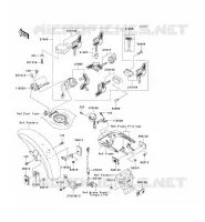 CONTACTEUR SERRURE/R&Eacute;FLECTEUR pour Kawasaki VN1500 MEAN STREAK 2002