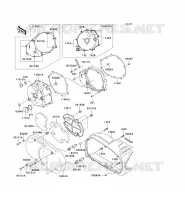 CARTER MOTEUR GAUCHE pour Kawasaki VN1500 DRIFTER 2001