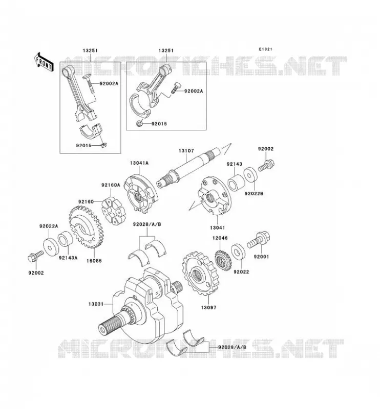 VILEBREQUIN Kawasaki MOTOS 1500 2001 VN1500 DRIFTER  VN1500-R1H
