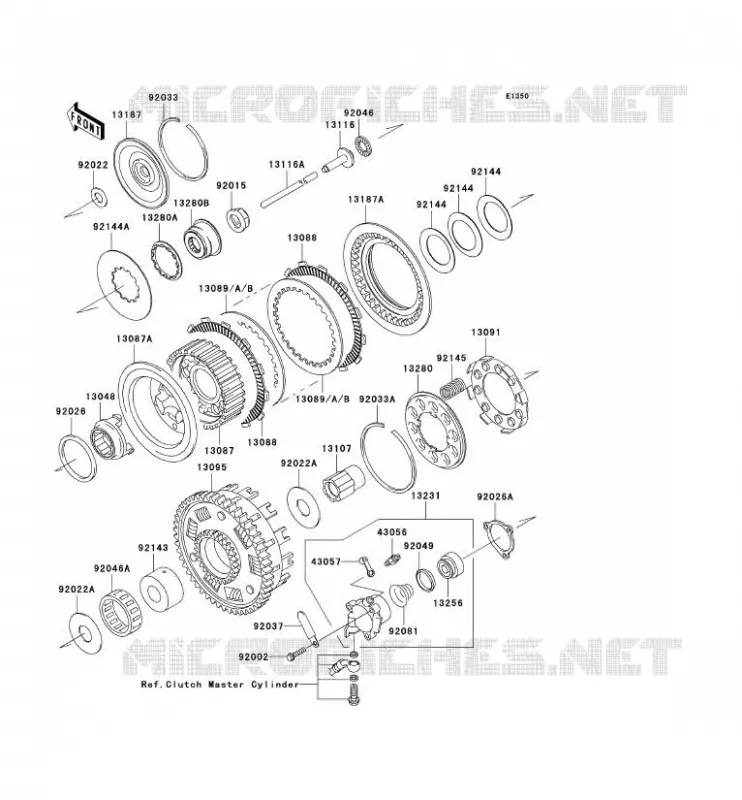 EMBRAYAGE Kawasaki MOTOS 1500 2006 VN1500 CLASSIC  VN1500T6F