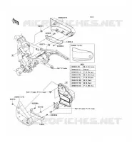 CACHE LAT&Eacute;RAL pour Kawasaki VN1600 CLASSIC 2003