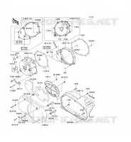 CARTER MOTEUR GAUCHE pour Kawasaki VN1600 CLASSIC 2003