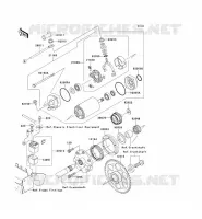 D&Eacute;MARREUR pour Kawasaki VN1600 CLASSIC 2003