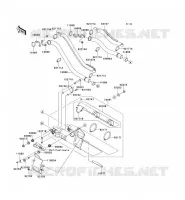 &Eacute;CHAPPEMENT( JKBVNKA1 4A010963) pour Kawasaki VN1600 CLASSIC 2003