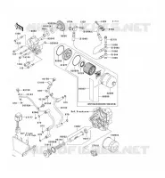 POMPE A HUILE/FILTRE &Agrave; HUILE pour Kawasaki VN1600 CLASSIC 2003
