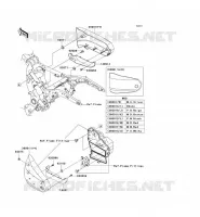 CACHE LAT&Eacute;RAL pour Kawasaki VN1600 CLASSIC 2003